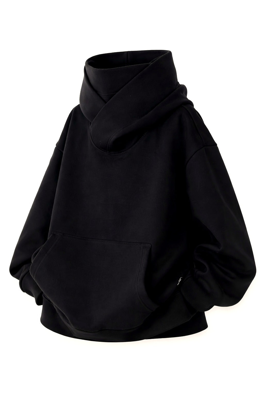 Oversized Futuristic Hooded Sweatshirt