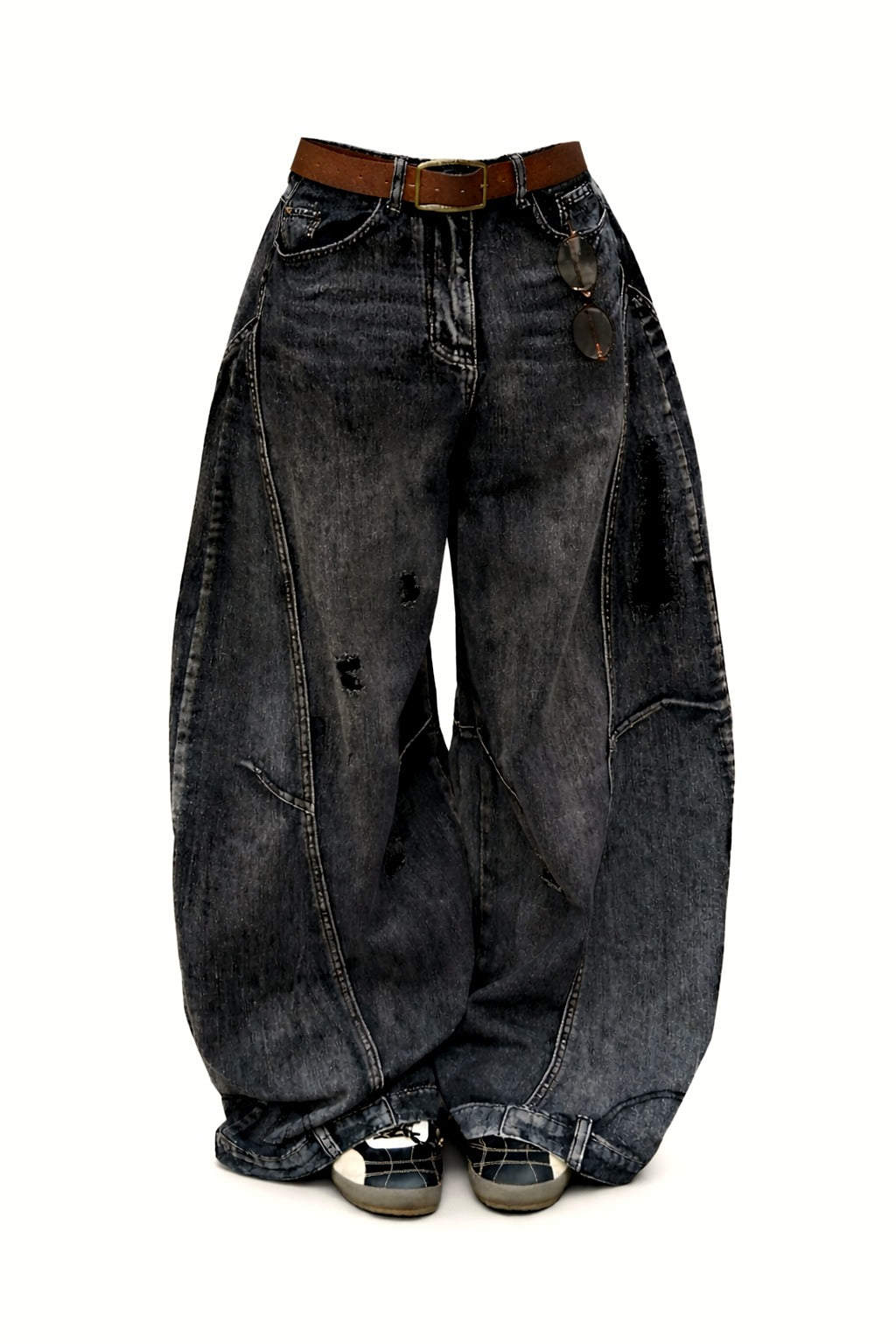 Y2K Baggy Wide Leg Denim Jeans