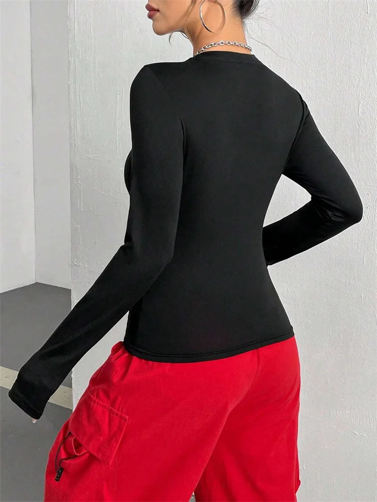 Webbed Energy Long Sleeve Top