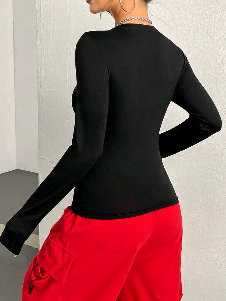 Webbed Energy Long Sleeve Top