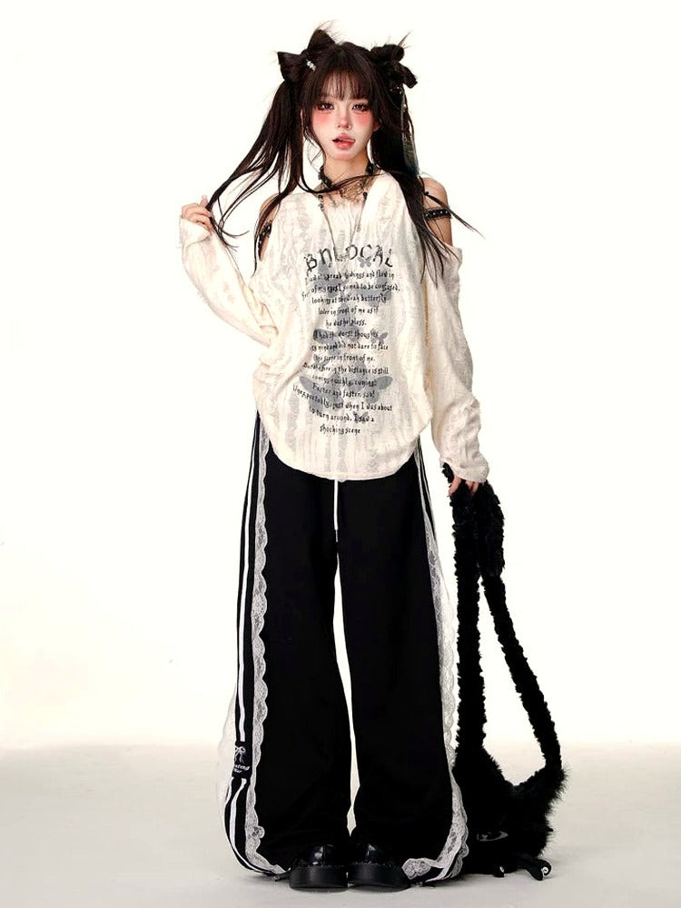 Shredded Butterfly Grunge Top