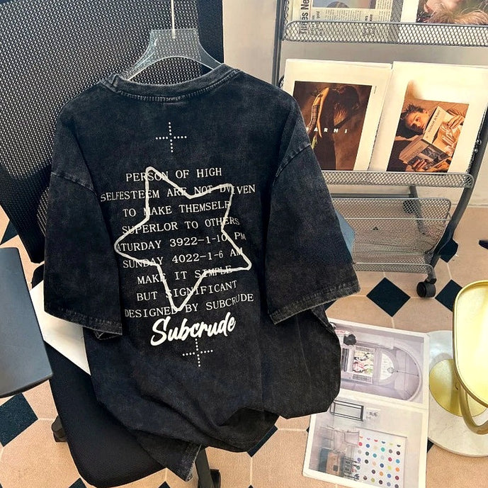 Grunge Cosmic Washed T-Shirt
