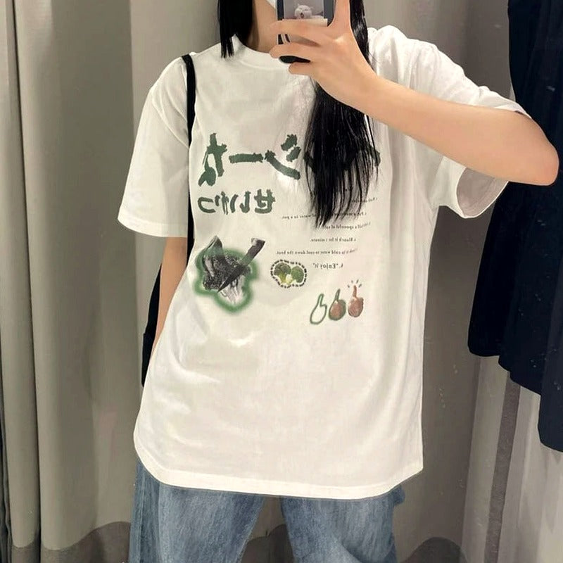 Y2K Aesthetic Print T-Shirt