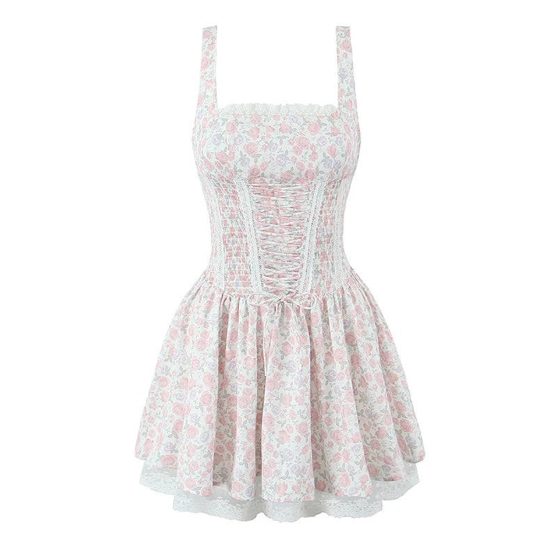 Blush Garden Corset Dress