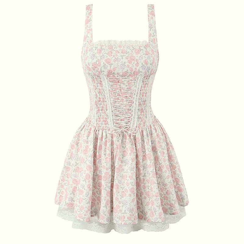 Blush Garden Corset Dress