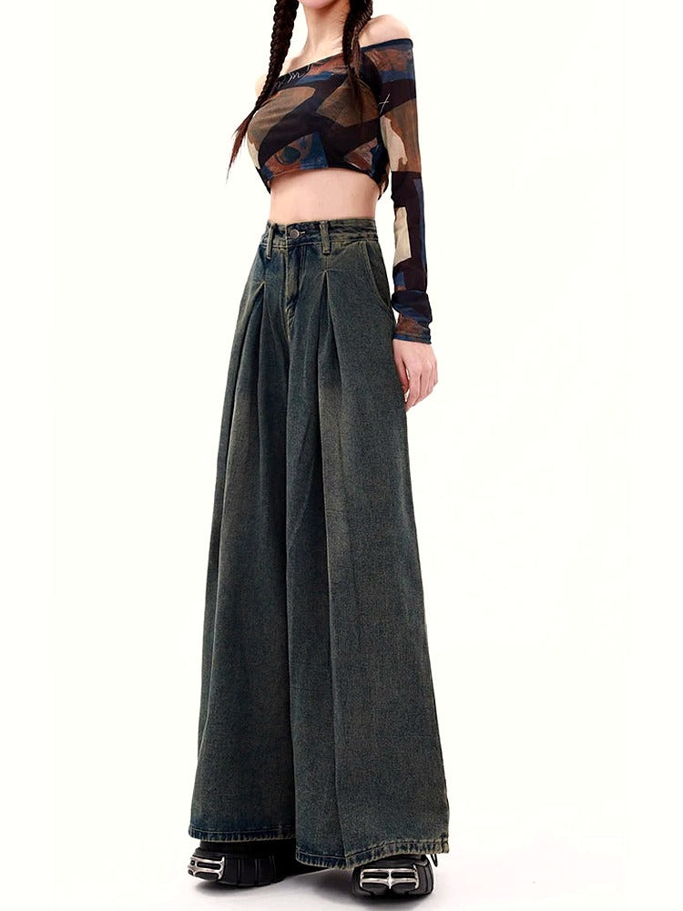 Ultra Wide-Leg Baggy Jeans