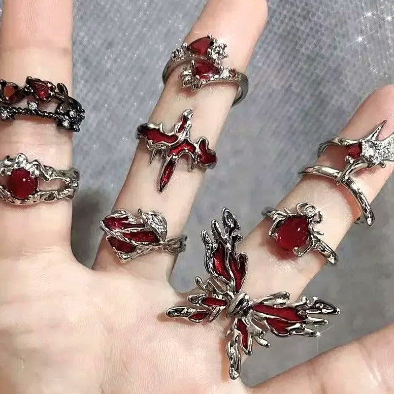 Bloodmoon Gothic Rings