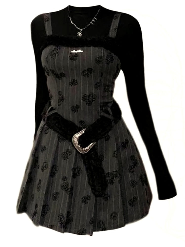 Velvet Rose Gothic Dress