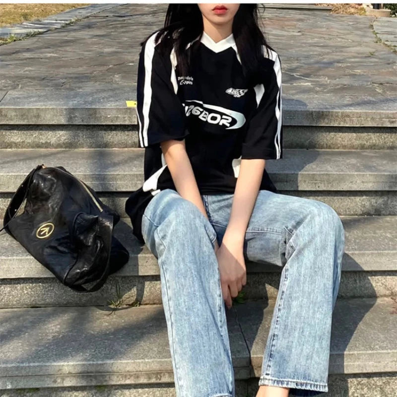 Urban Edge Block Print T-Shirt