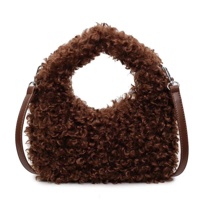 Plush Sweet Shoulder Bags