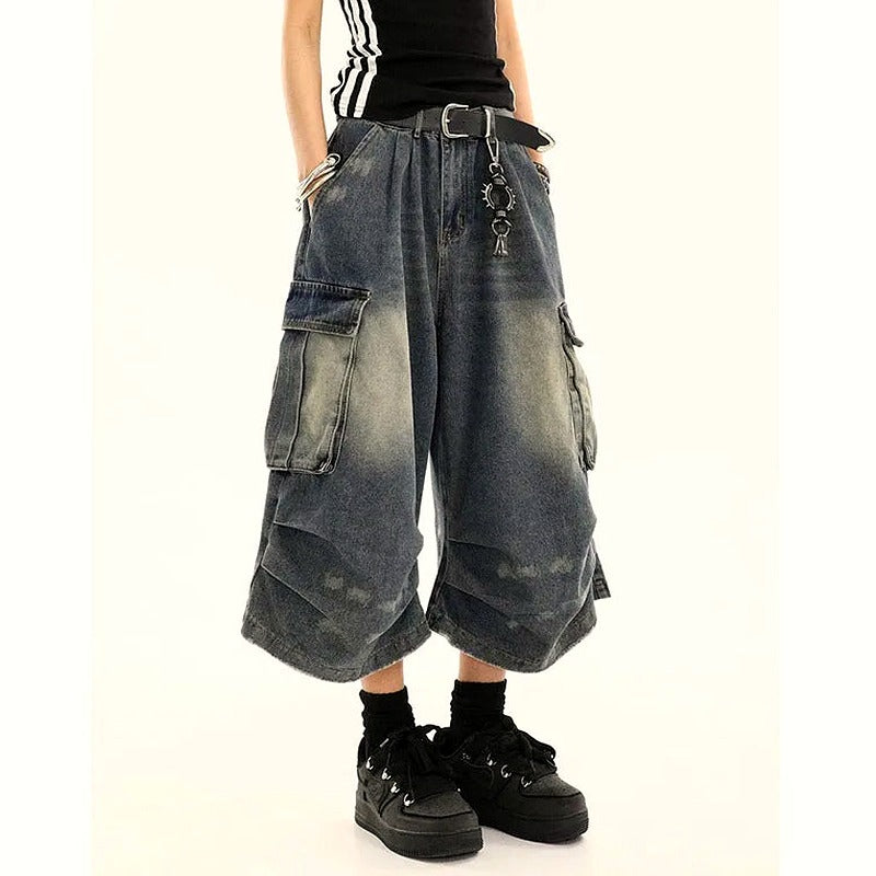 Industrial Punk Utility Jeans