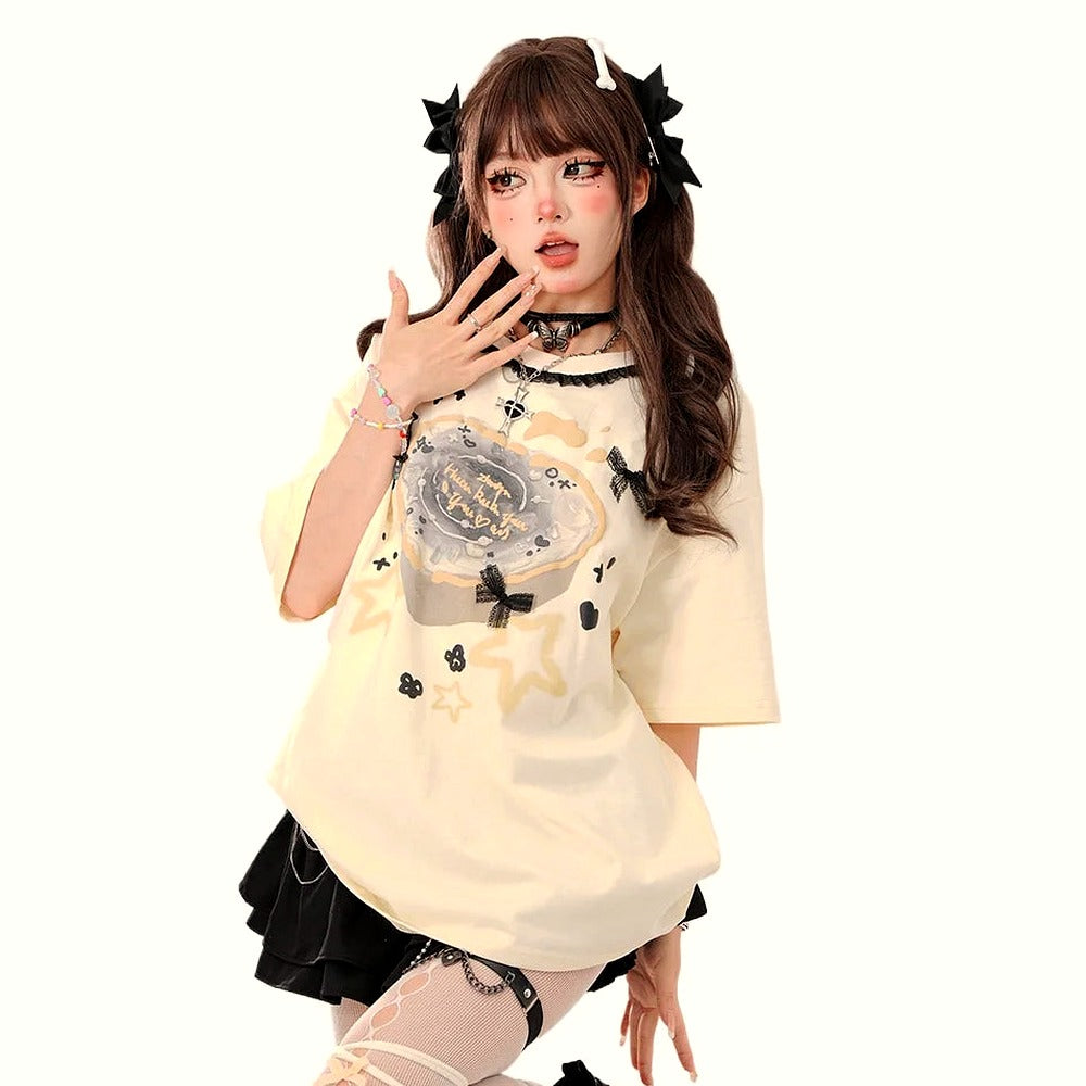 Ribbons & Stars Softcore-T-Shirt