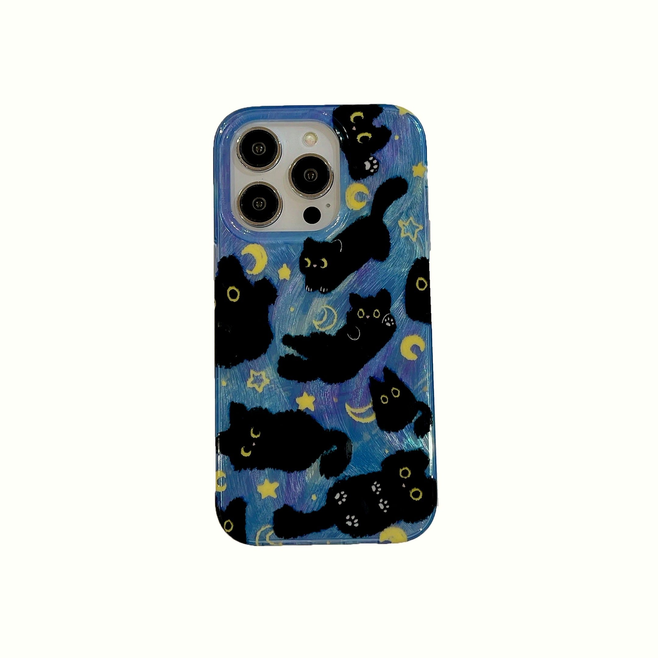 Månbelysta kattdrömmar iPhone-skal