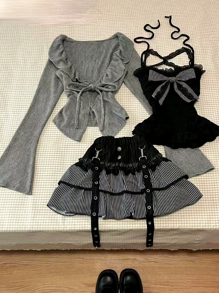 Gothic Puppen-Gurtset