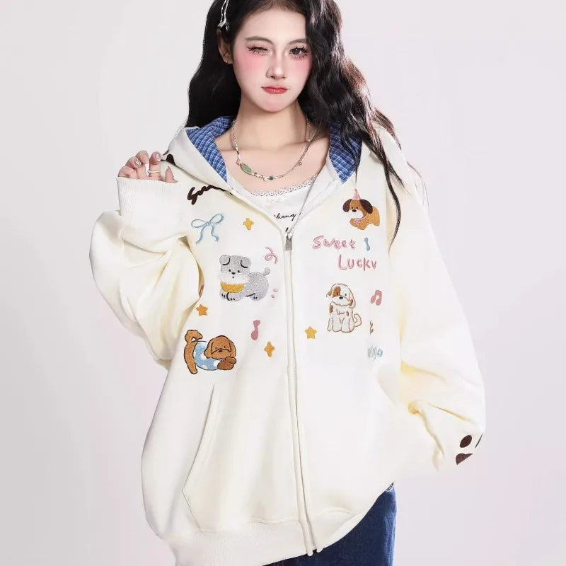 Puppy Love Zip-Up Hoodie