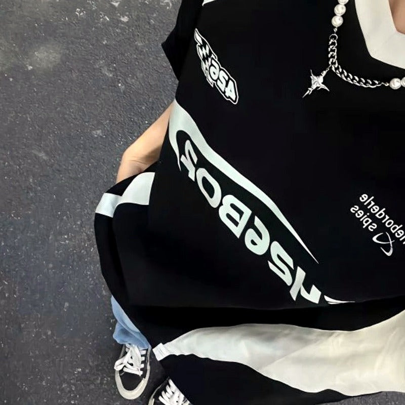 Urban Edge Block Print T-Shirt
