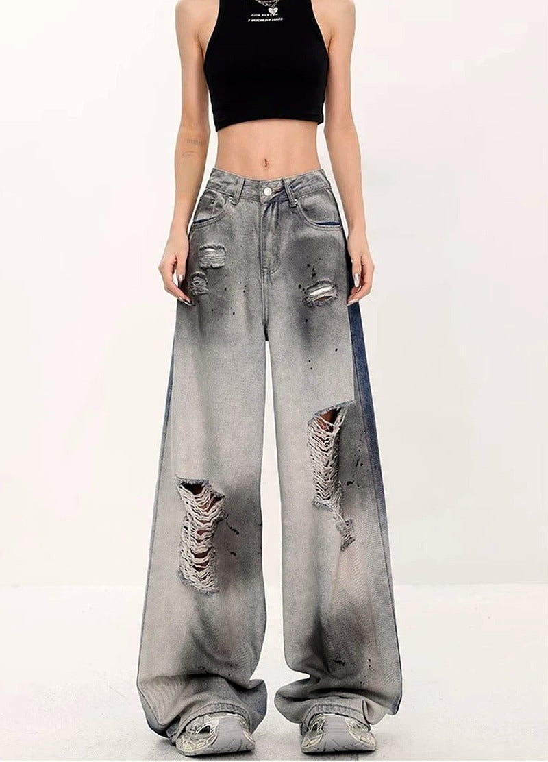 Ashen Ruin Distressed Jeans