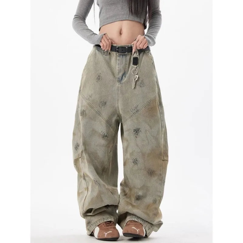 Grunge Fade Baggy Jeans