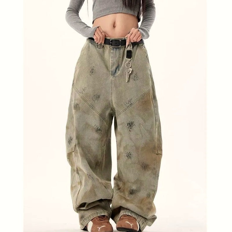 Grunge Fade Baggy Jeans