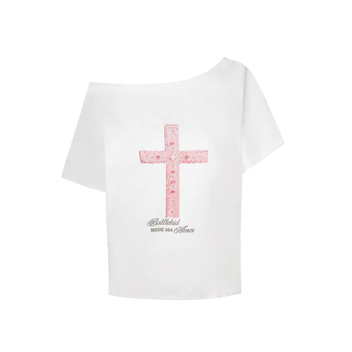 Fallen Faith Off-Shoulder T-Shirt