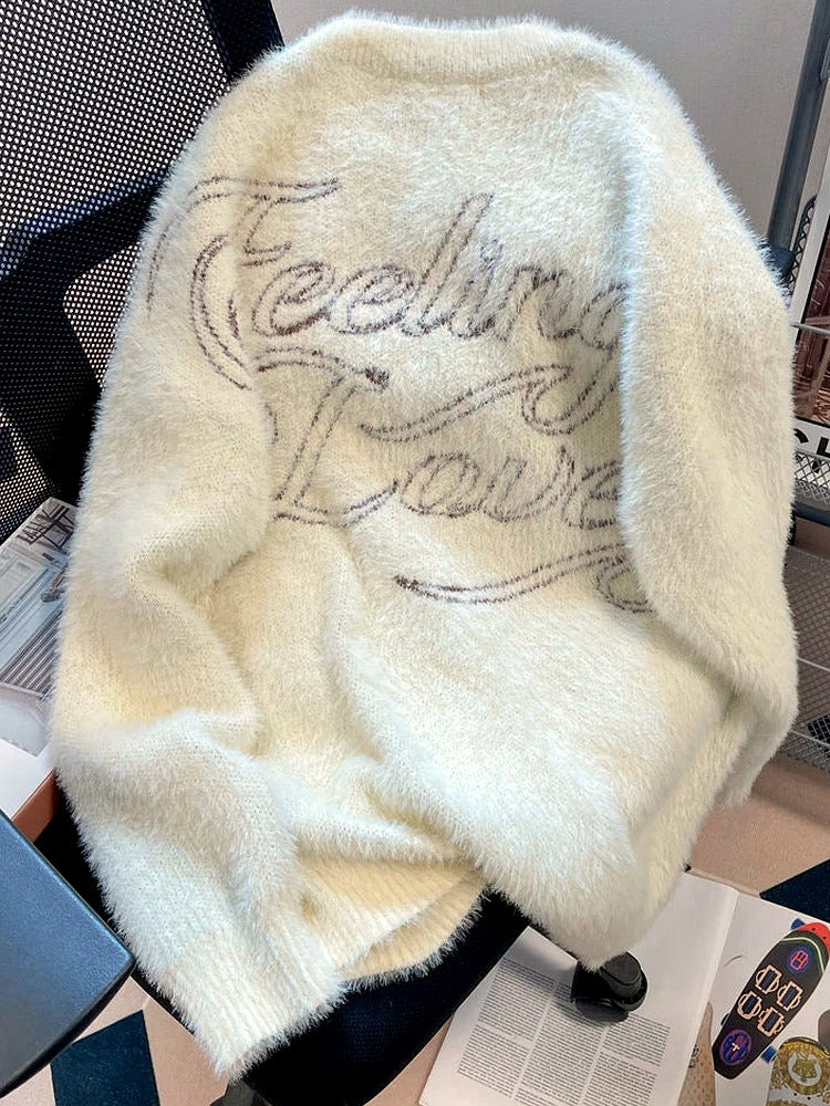 Angelic Reverie Fuzzy Sweater