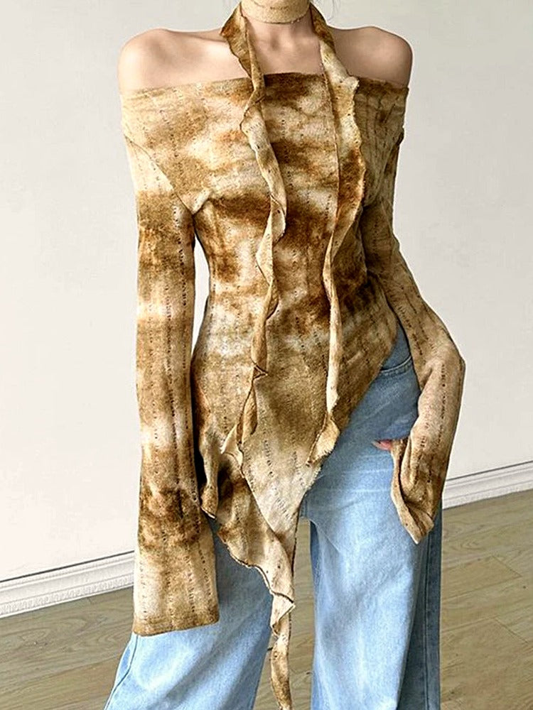 Ruin Drape Witch Blouse