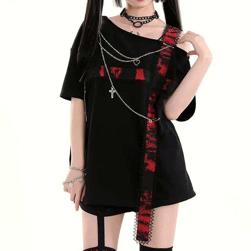 Bloodline Slash Grunge Top