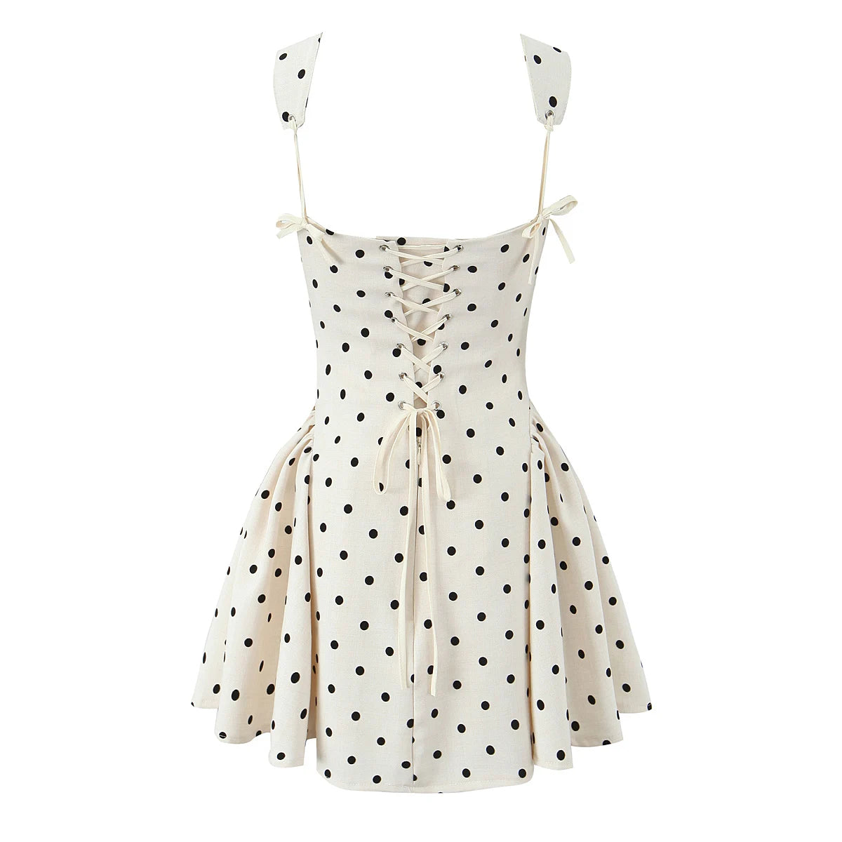 Retro Pop Bow Strap Dress