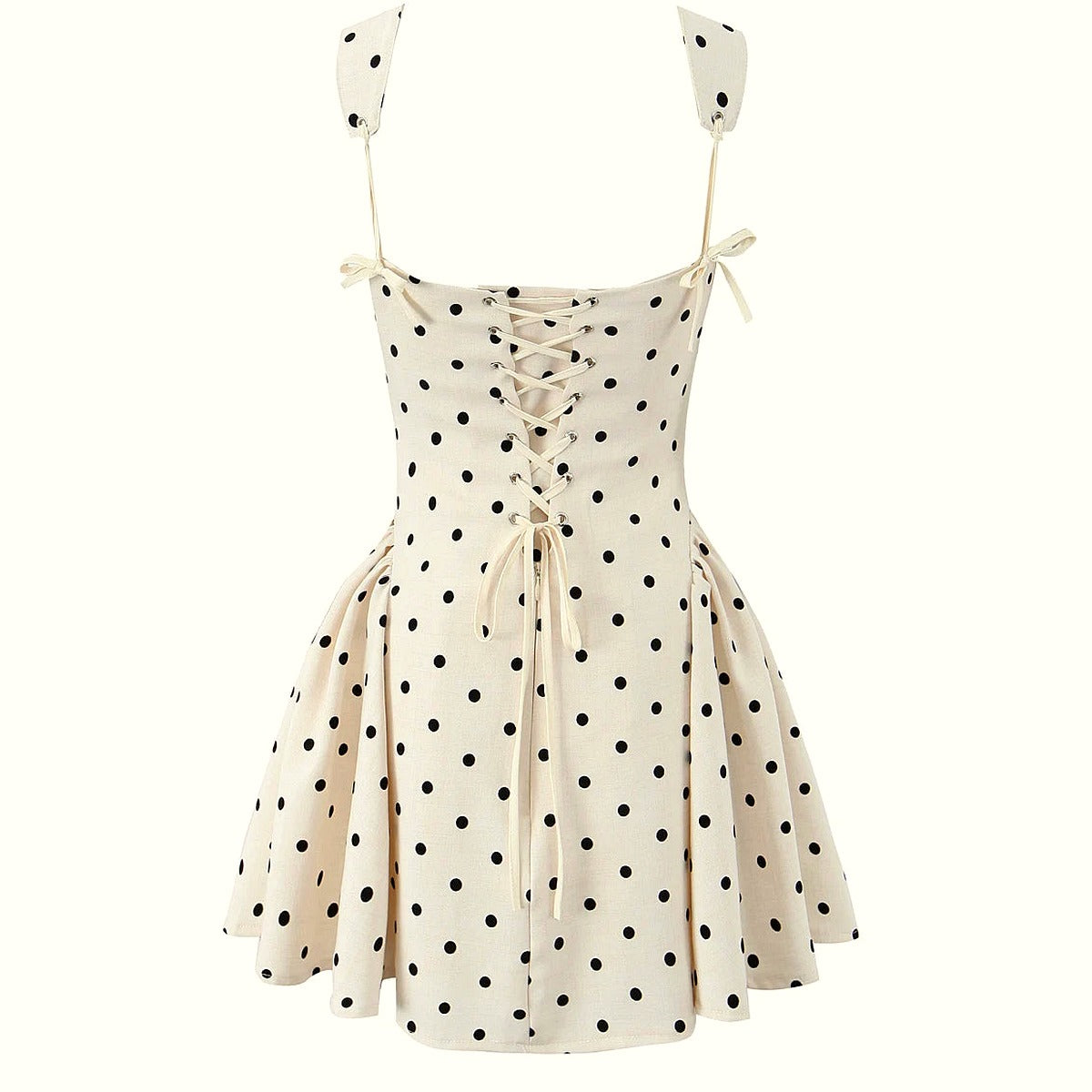 Retro Pop Bow Strap Dress