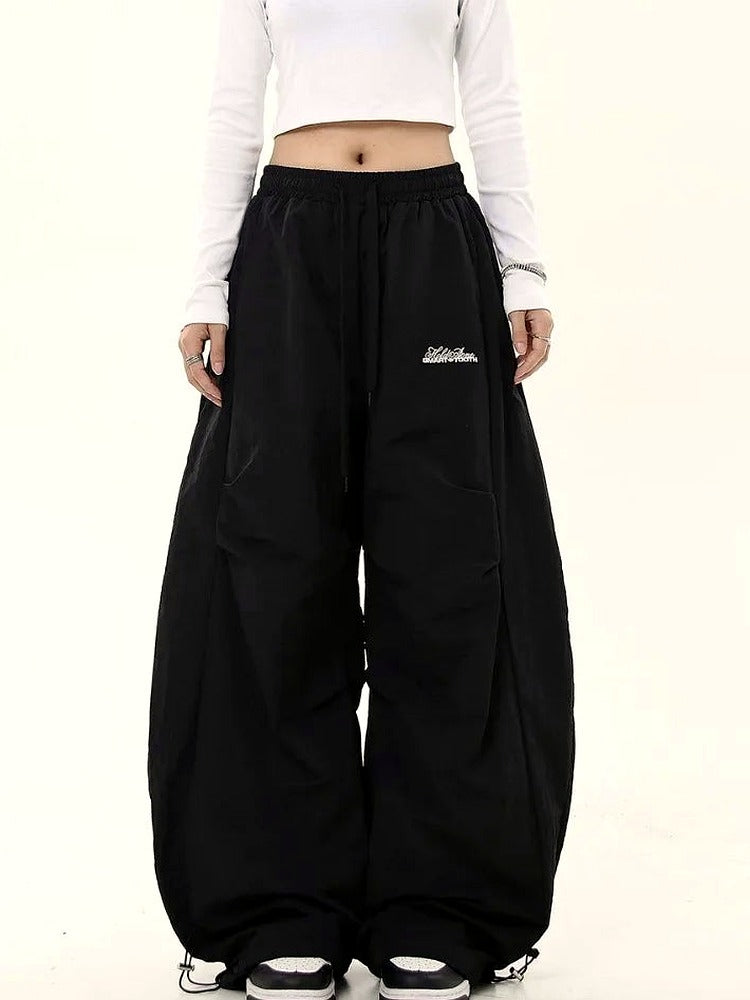 Neutrale Oversize-Fallschirmhose