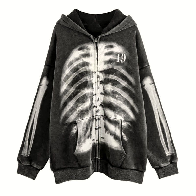 X-Ray Gothcore Skeleton Hoodie