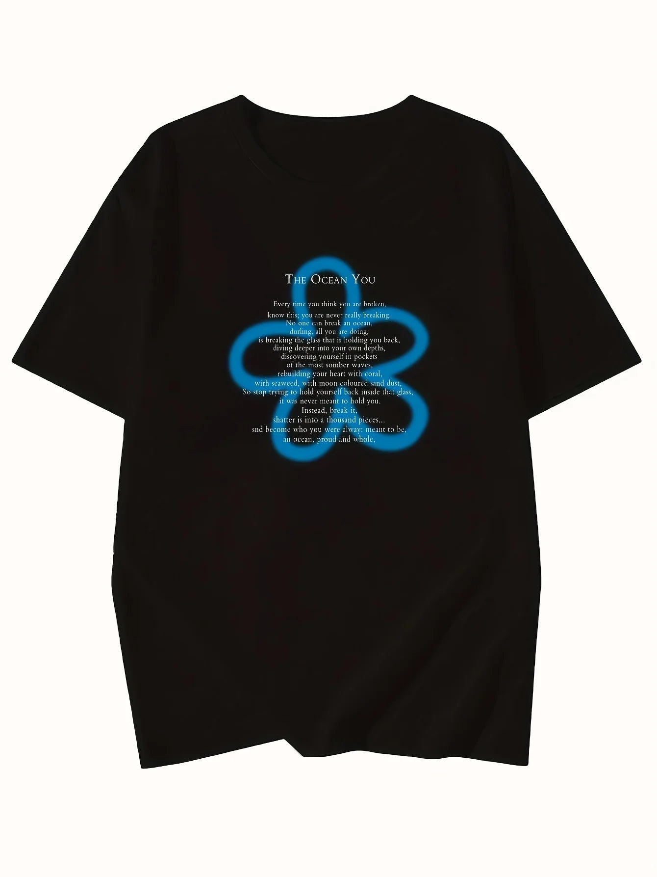 Ocean Words Grunge T-Shirt