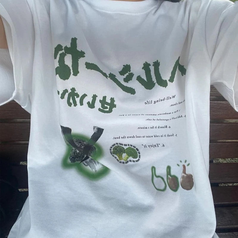 Y2K Aesthetic Print T-Shirt