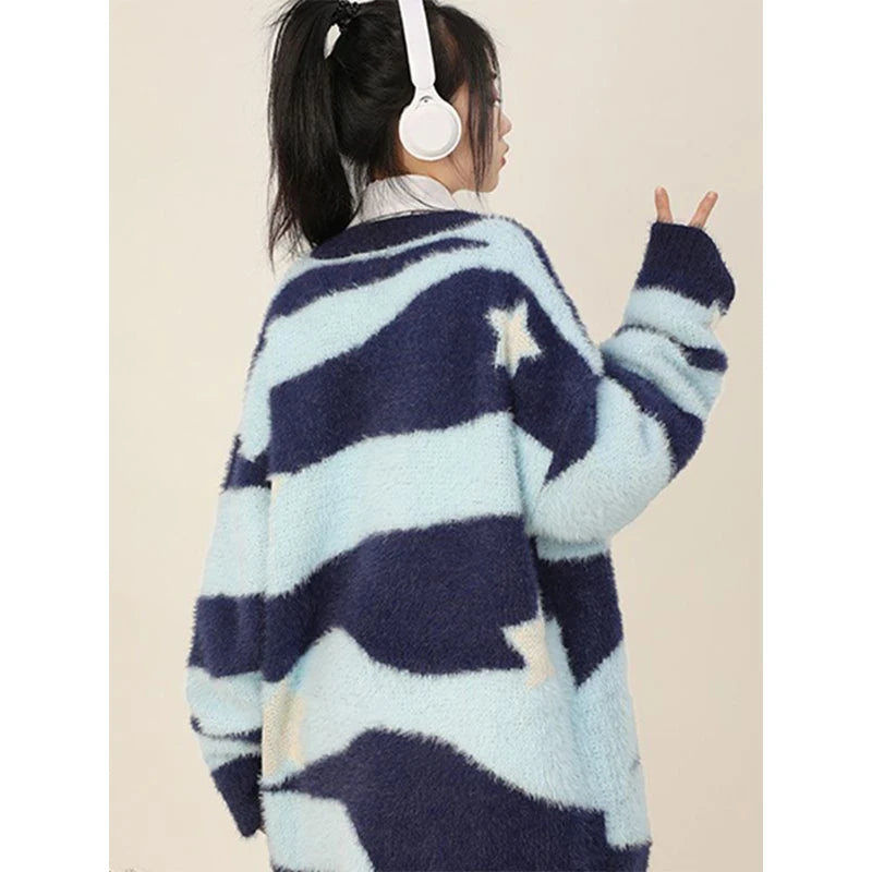 Celestial Wave Cozy Cardigan