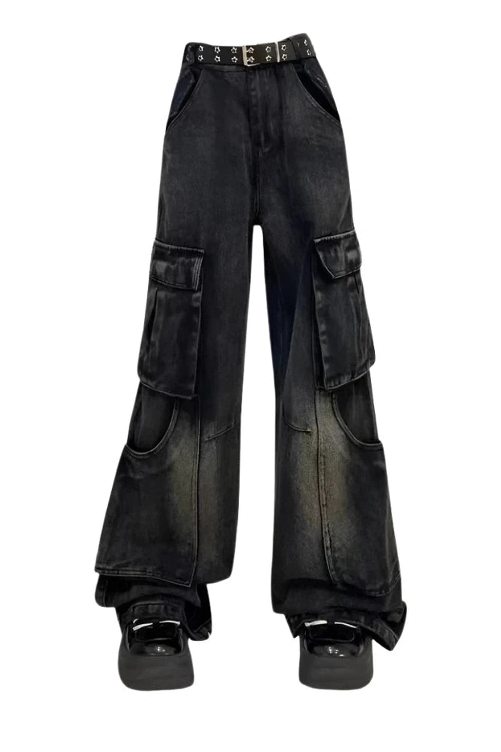 Gothic Cargo Flare Jeans