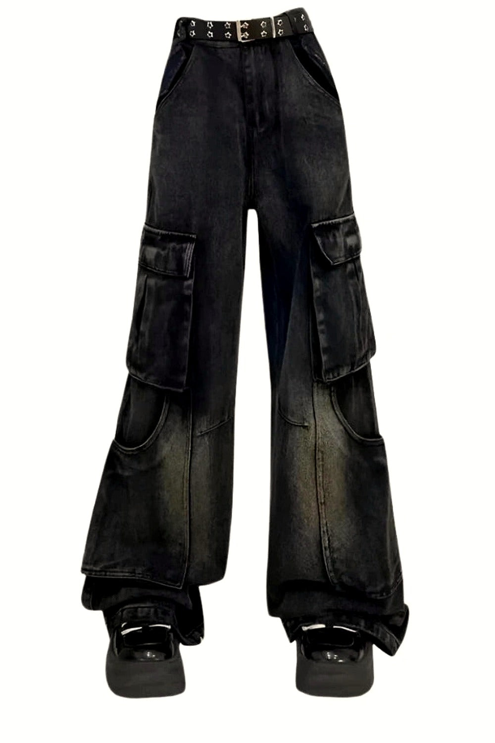 Gothic Cargo Flare Jeans