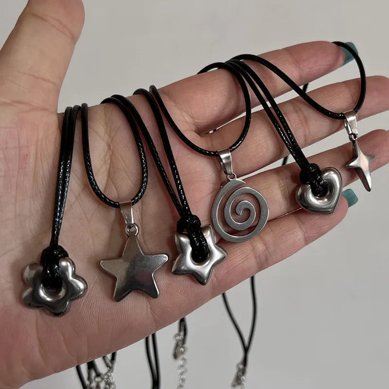 Y2K Cosmic Pendant Necklace