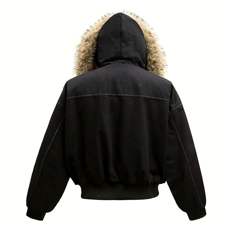 Winter Drift Kunstpelzjacke