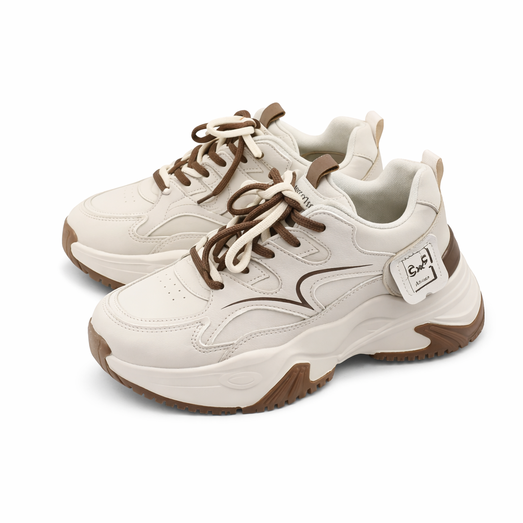 Monochrome Motion Sneakers