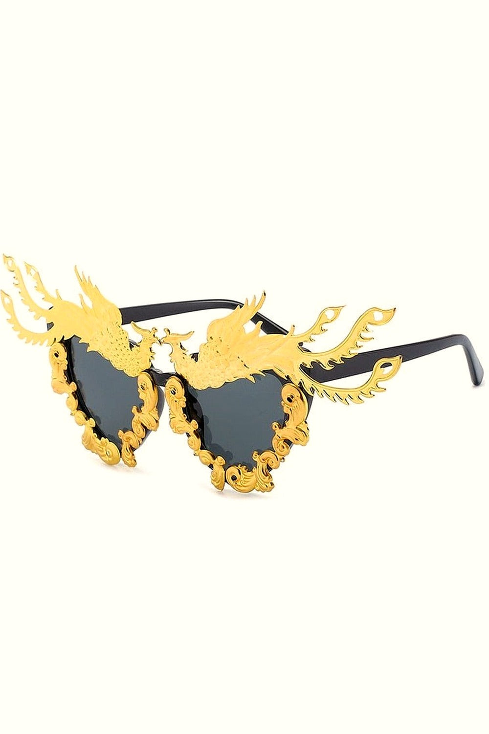Y2k Aesthetic Party Dragon And Phoenix Sunglasses