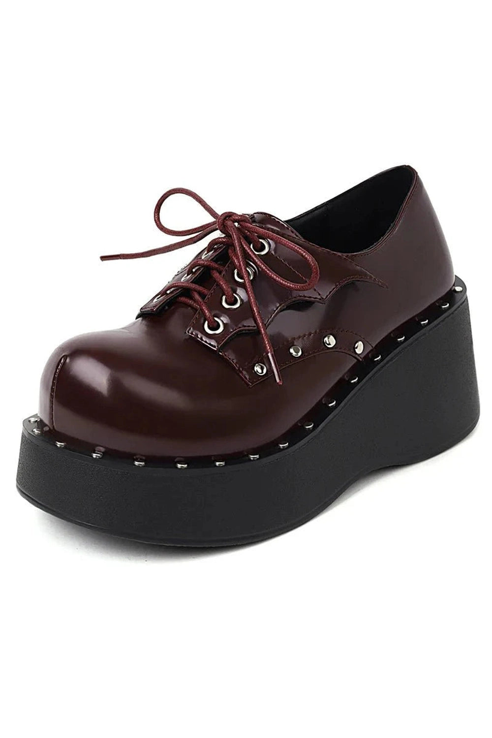 Y2k Alt Black Rivets Ankle Boots