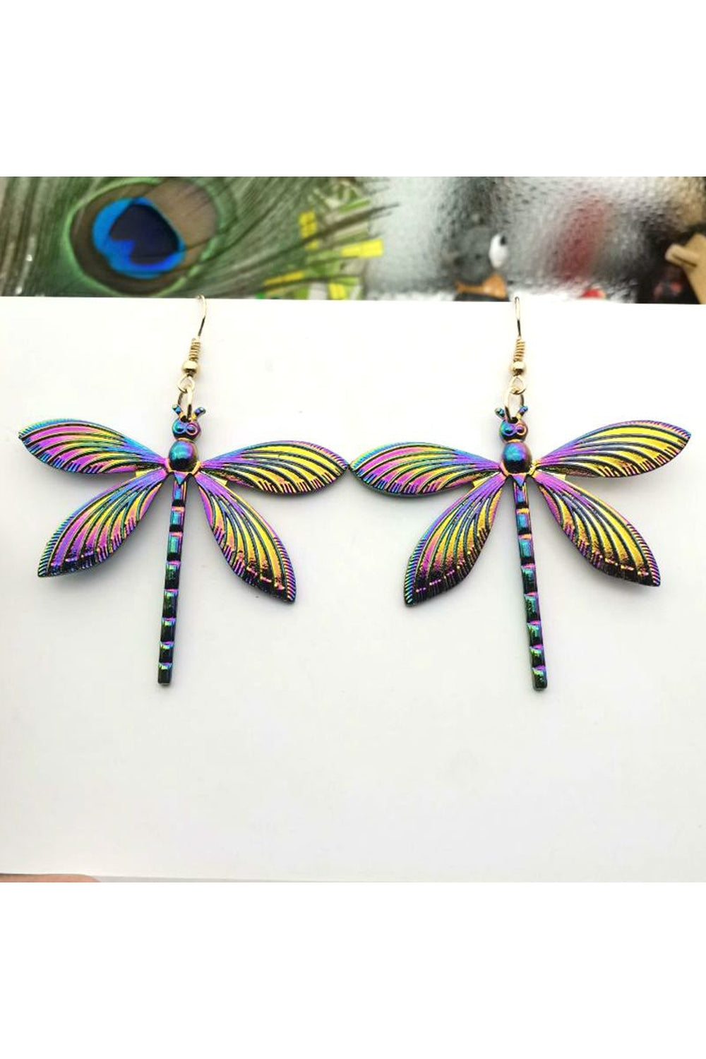 Y2k Alt Fashion Dragonfly Earrings