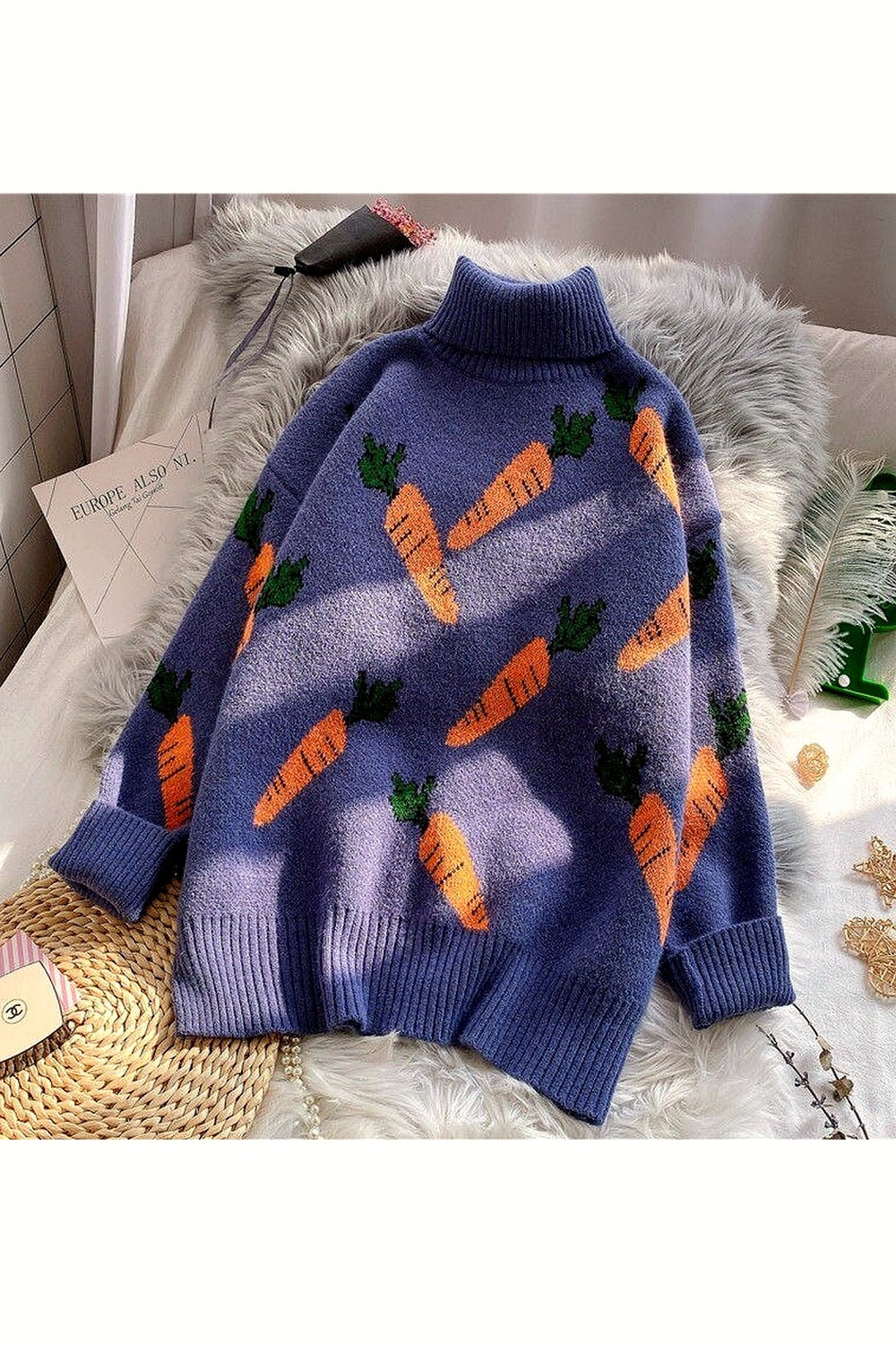 Y2k Art Hoe Fashion Knitted Sweater