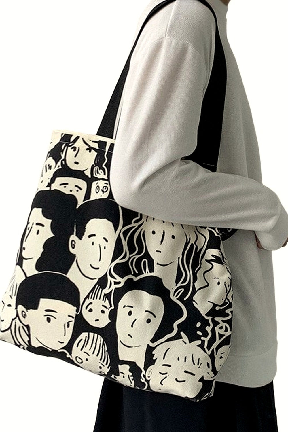 Y2k Artsy Lazy Style Shopping Bag