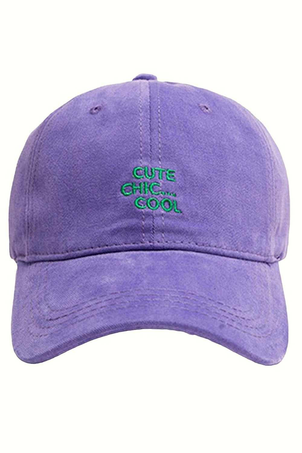 Y2k Baseball Cap "CUTE CHIC COOL"
