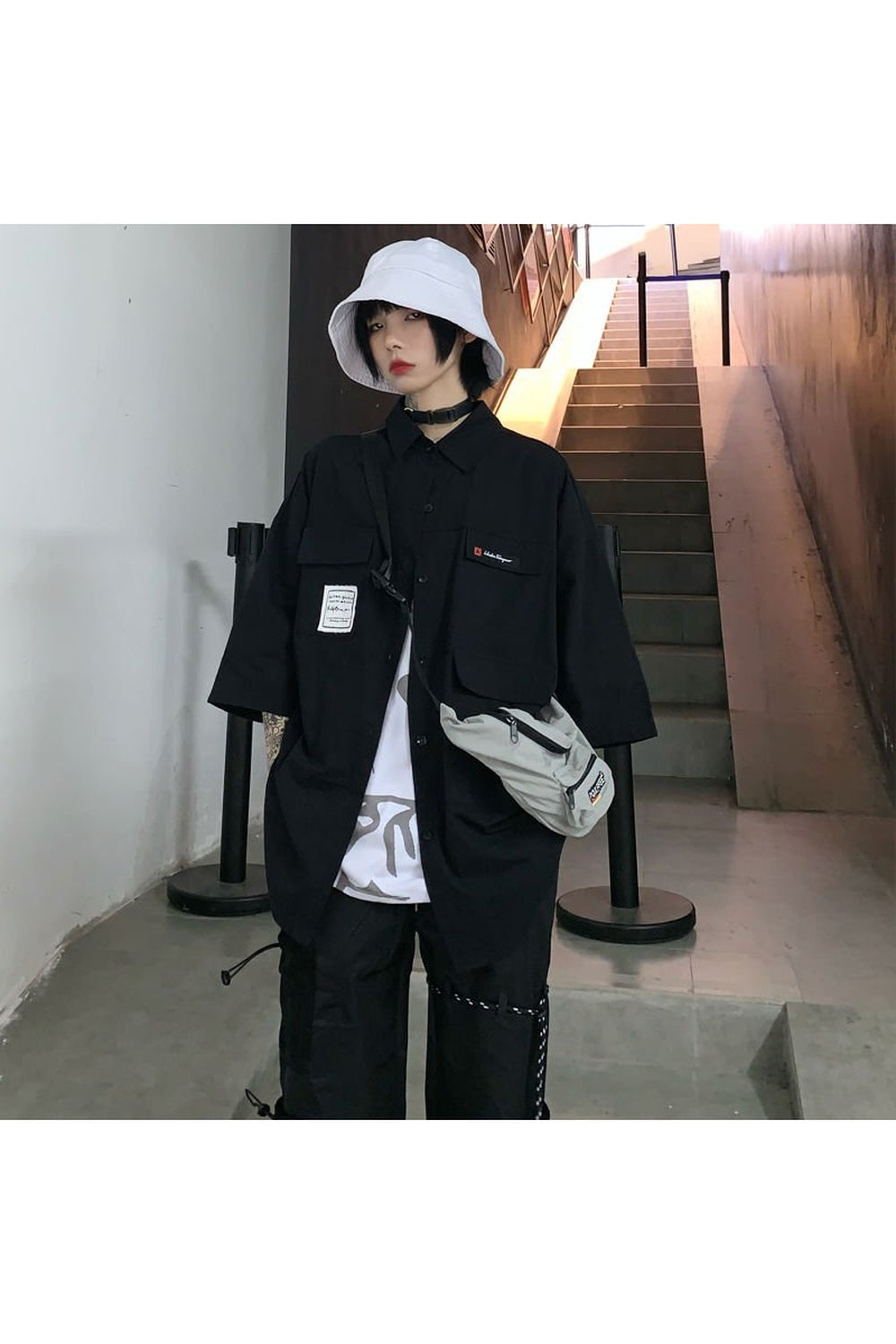 Y2k Black Egirl Shirt