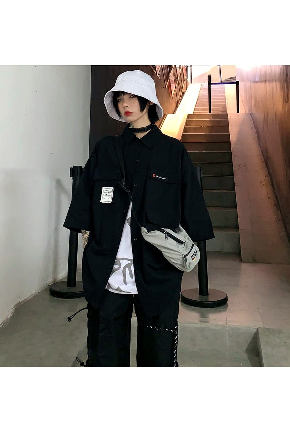 Y2k Black Egirl Shirt