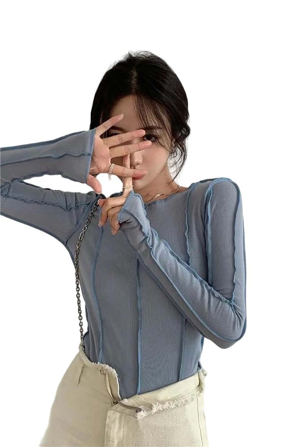 Y2k Bodycon Long Sleeve T-shirt