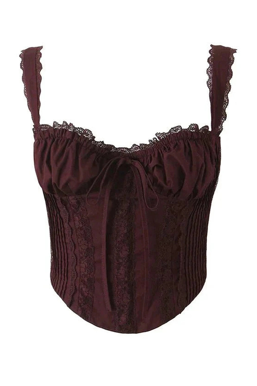 Y2k Bow Tied Cropped Top