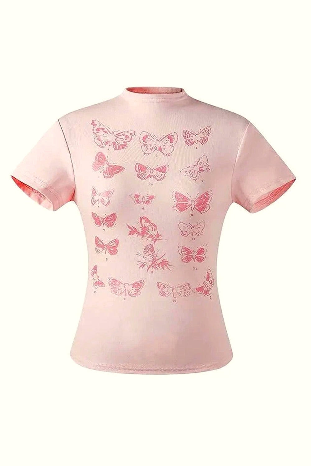 Y2k Butterfly Cotton Top